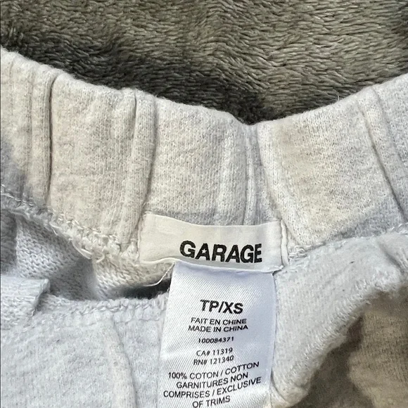Garage Light Gray Sweat Shorts - Picture 2 of 2